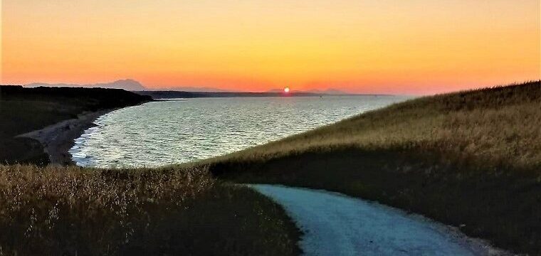 Punta Aderci al atardecer